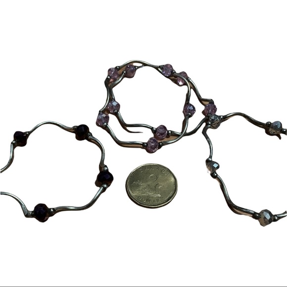 3/$25 - 4 Bracelets Rhinestones - Picture 2 of 2